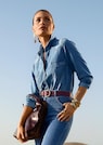 Blouse in denim look thumbnail 7