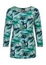 Jersey-Shirt mit Blumenmuster thumbnail 6