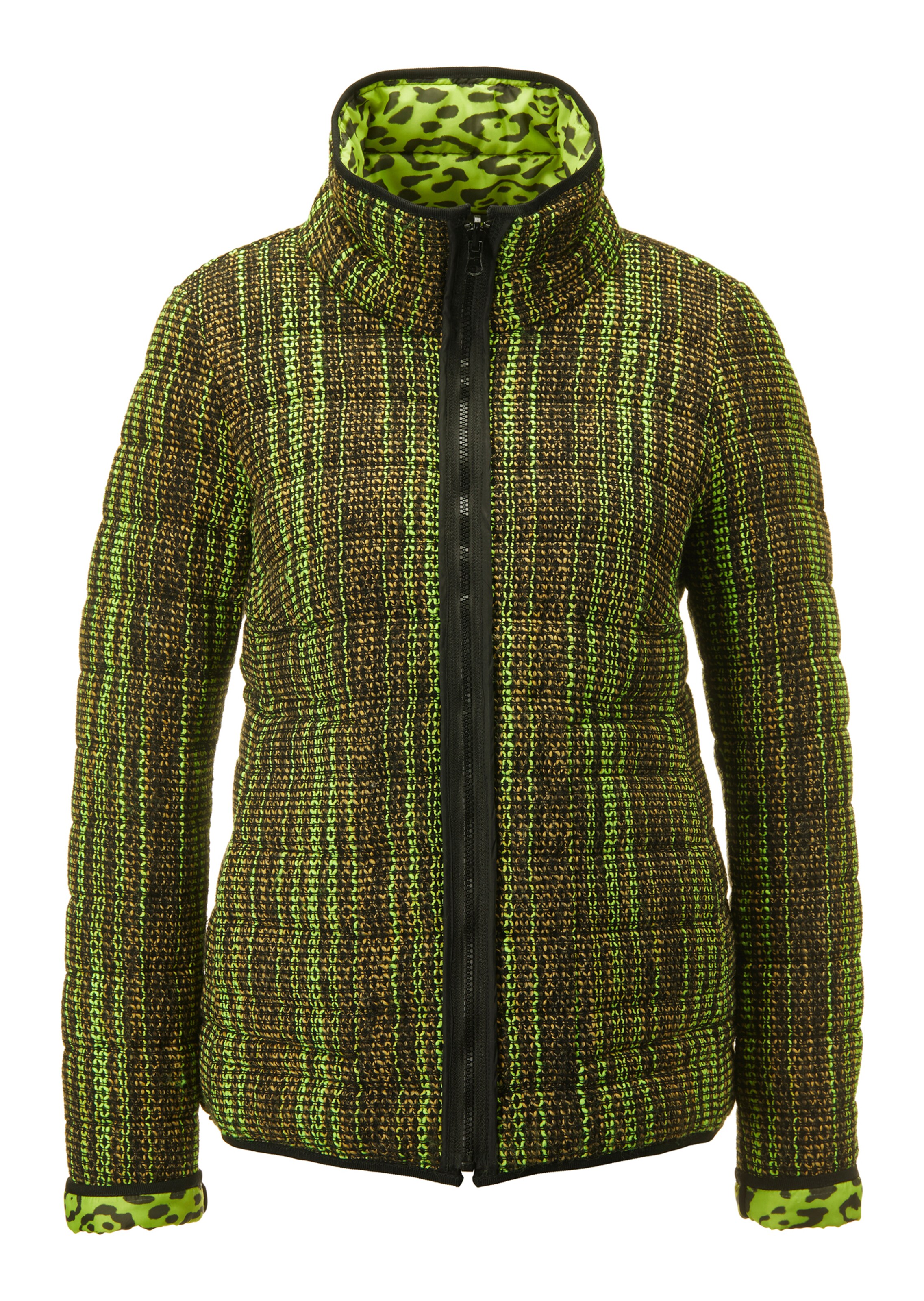 Reversible quilted jacket