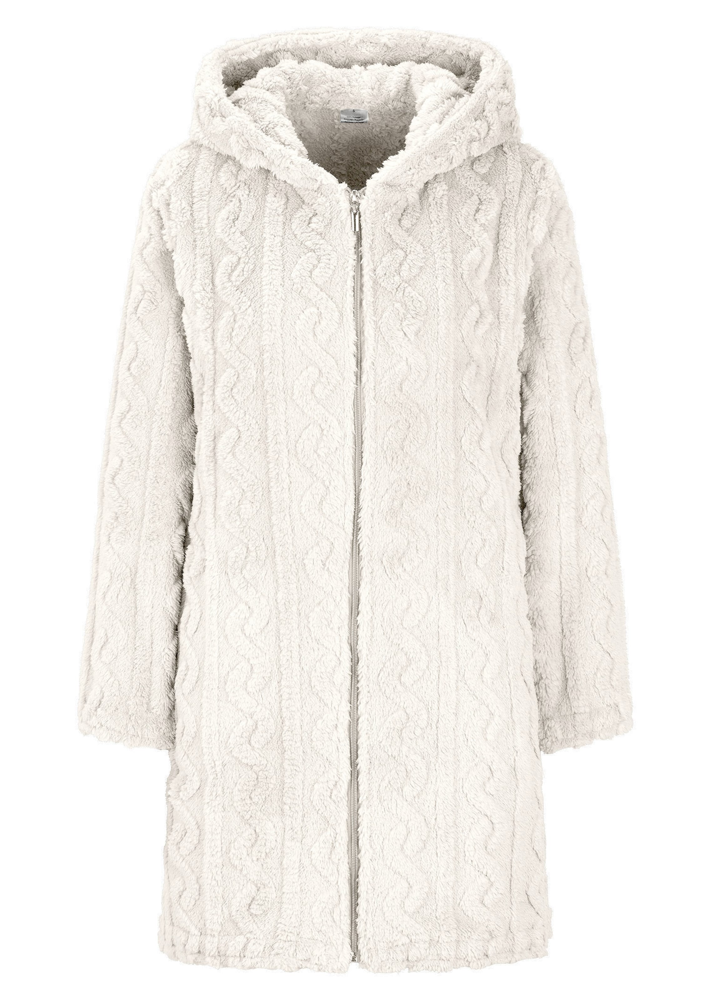 Veste polaire douillette avec capuche