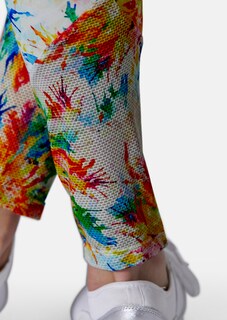 Bedruckte Leggings mit Mesheinsätzen thumbnail 5