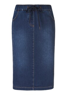 Schlanker Rock aus Sweat-Denim thumbnail 6