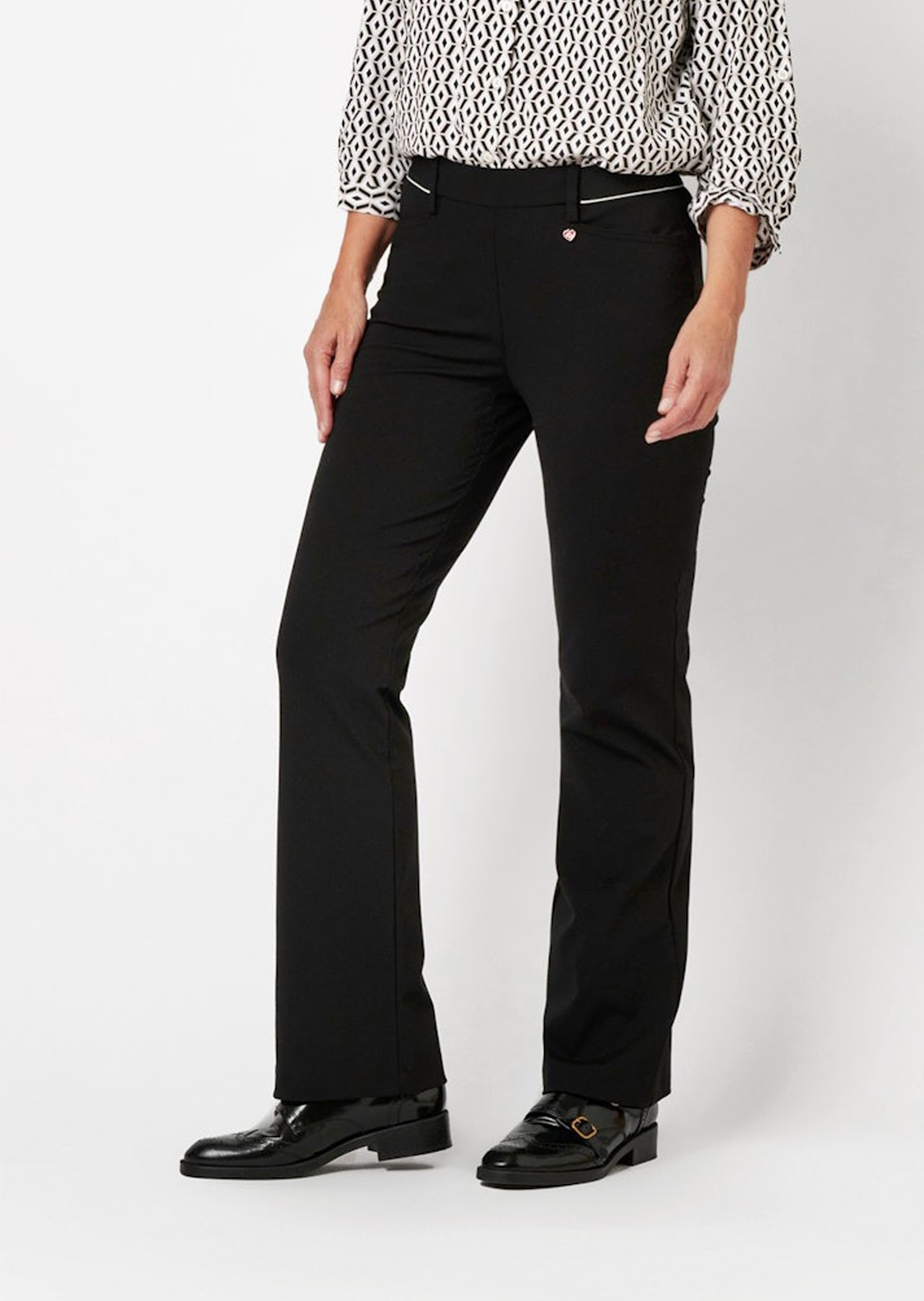 Pantalon « Alice New Flared » avec taille élastique