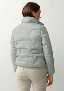 Kurze Daunensteppjacke mit Zierbändern thumbnail 3