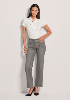 M-Jeans in gerader Form mit Logo-Stickerei thumbnail 2