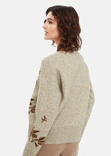 Casual jumper with decorative bead appliqué thumbnail 4
