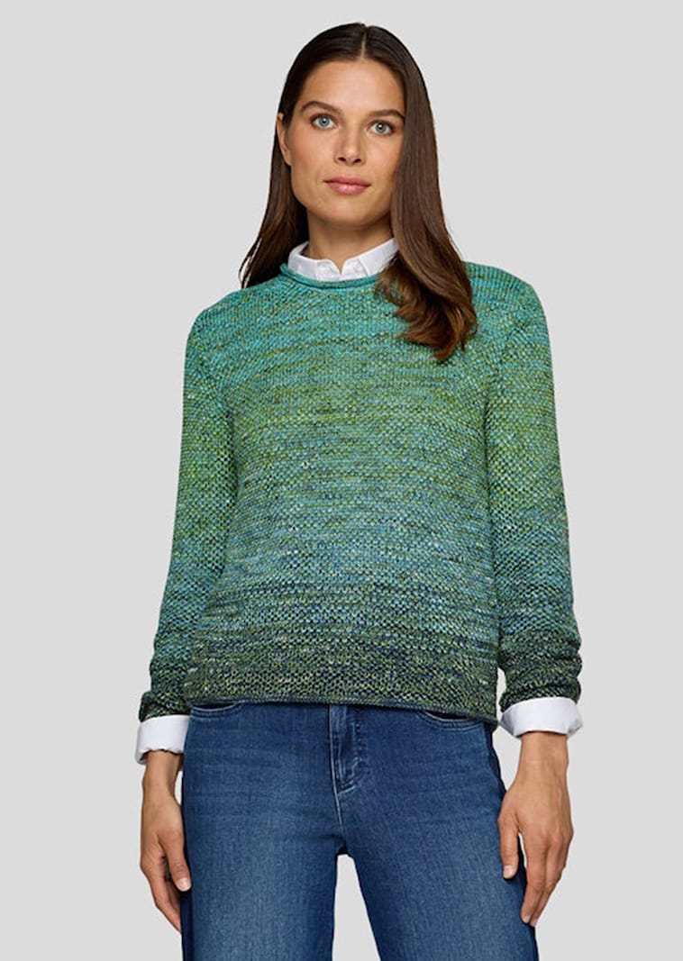 Strickpullover mit Strukturstrick