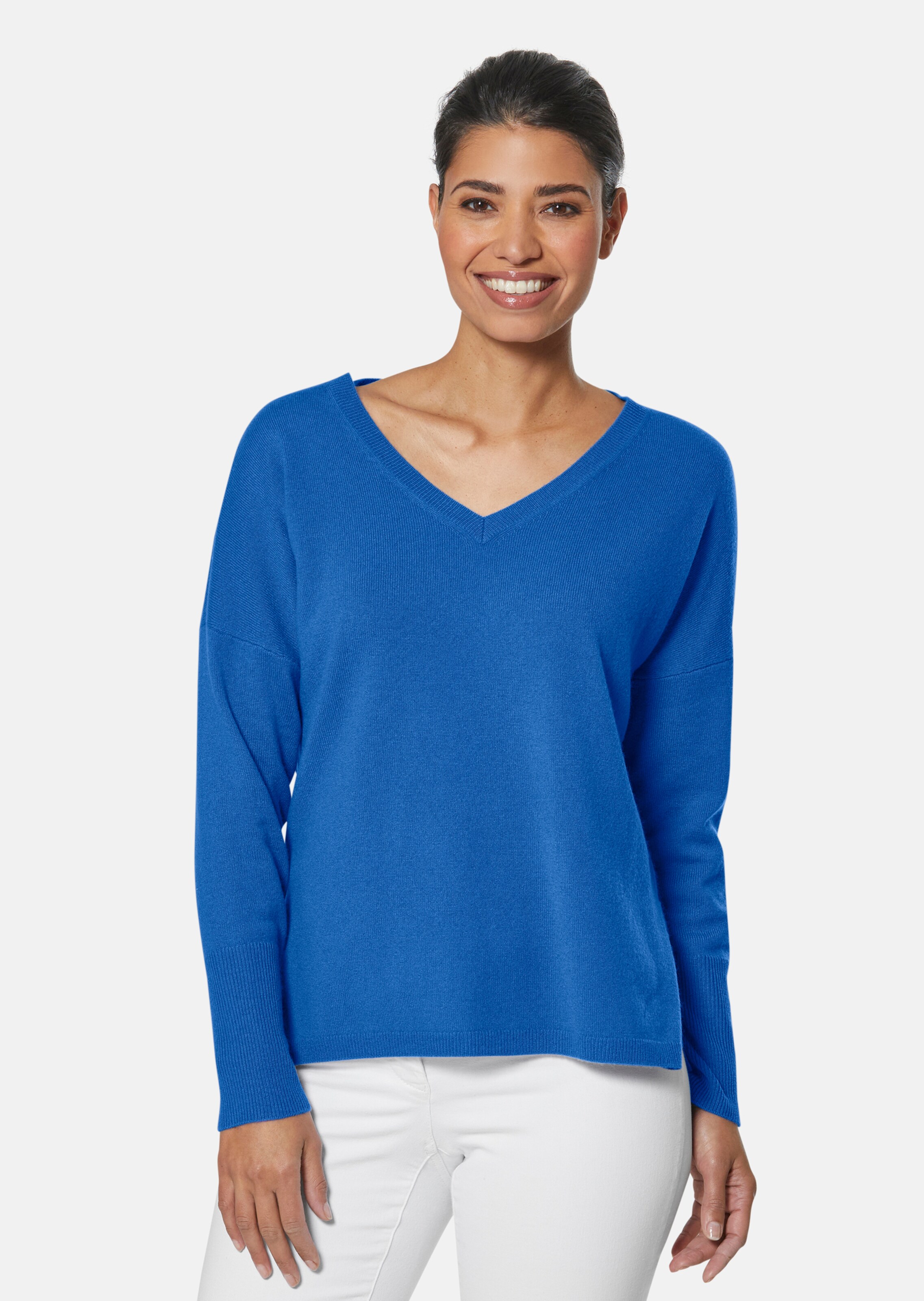 Pull à encolure en V en cachemire