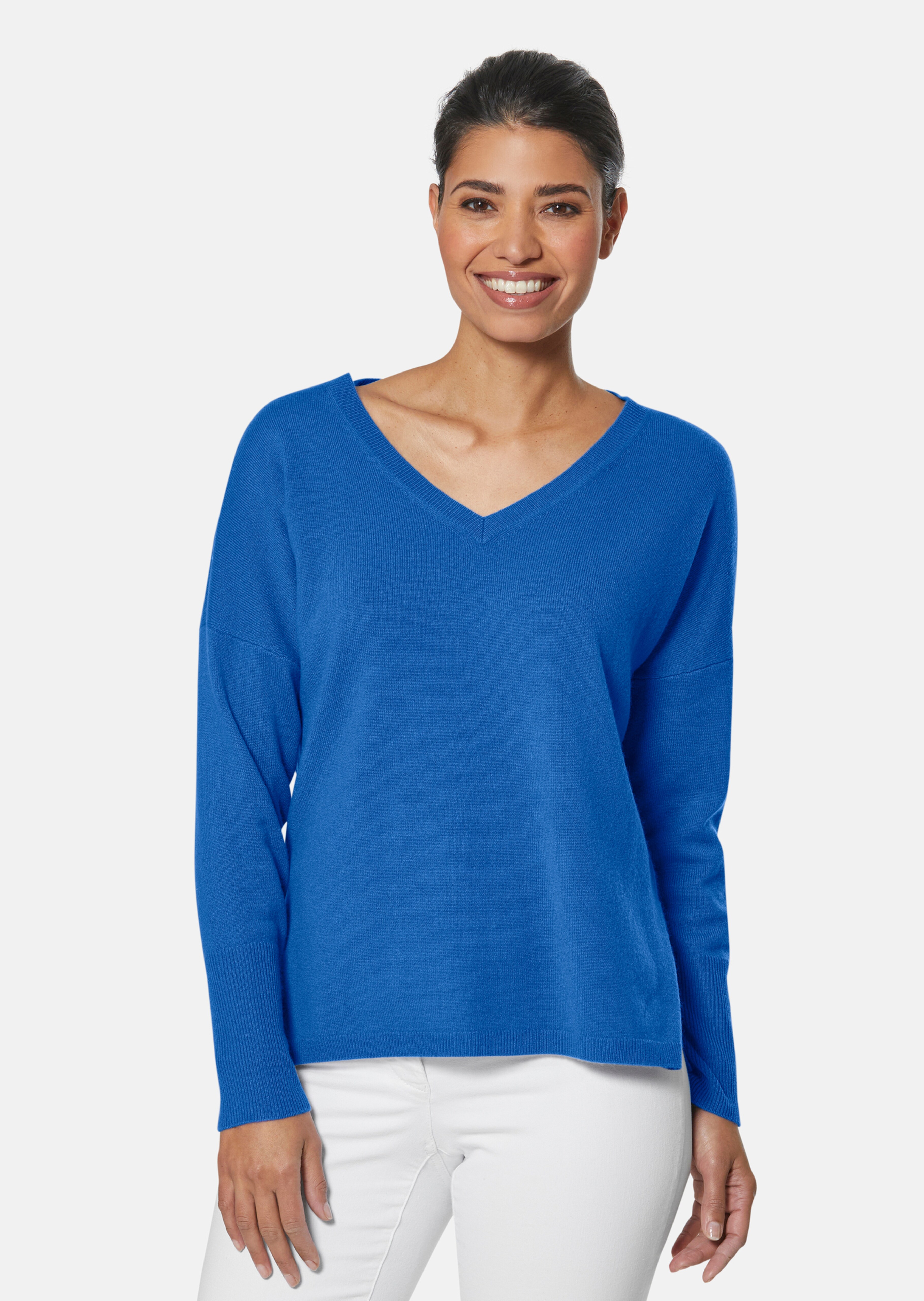 Pull à encolure en V en cachemire