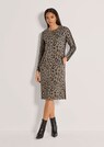 Jacquard-Kleid mit Leopardenmuster und Strass thumbnail 2