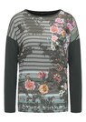 Elégante blouse imprimée en confortable mélange de matières thumbnail 2