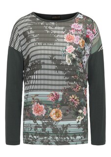 Elégante blouse imprimée en confortable mélange de matières thumbnail 2