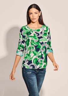 Statement-Bluse mit Städteprint thumbnail 1