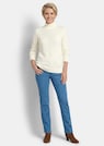 Pull en tricot avec col montant et motif côtelé thumbnail 2