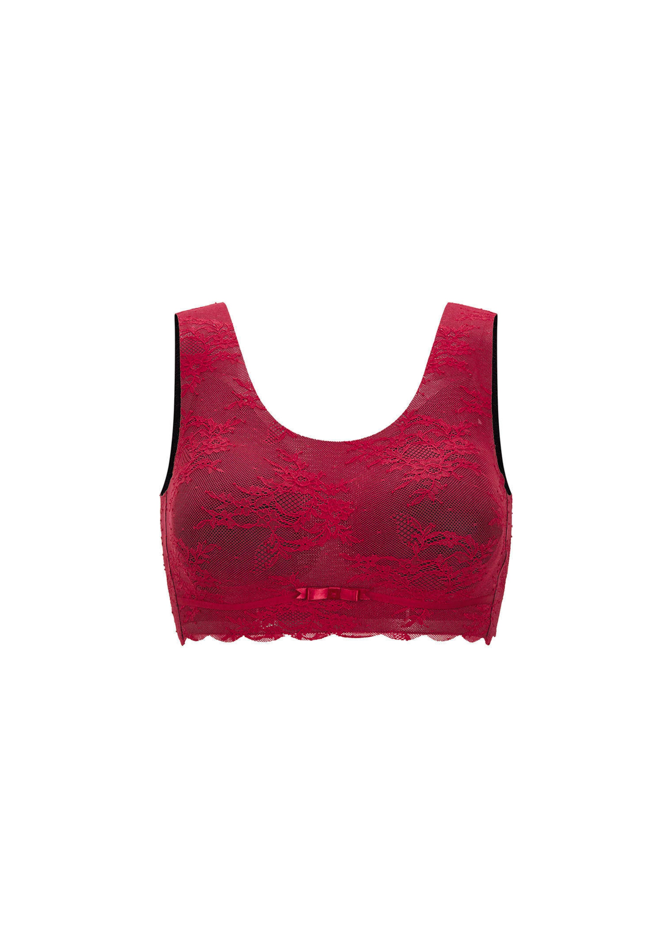 Bustier aus floraler Spitze