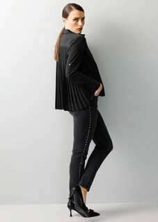 Bluse mit Plisseeeinsatz im Rücken thumbnail 4
