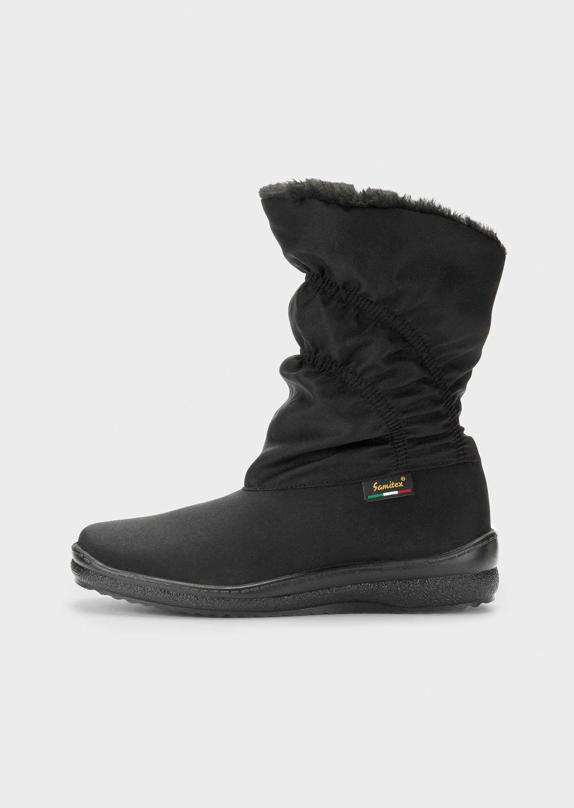 Gefütterte Winterstiefel mit Reissverschluss