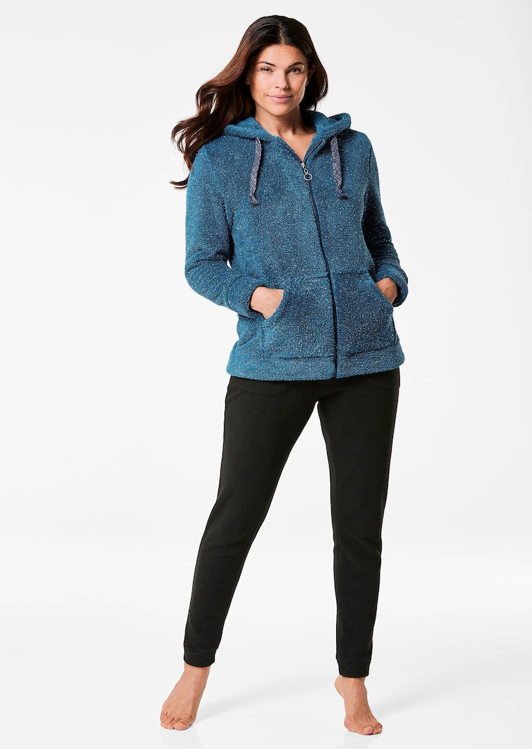 Flausch-Freizeitjacke