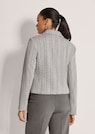 Jersey-Blazer mit Zopfstruktur thumbnail 3