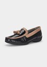 Leren mocassins met decoratief kwastje thumbnail 1