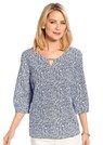 Blouse zonder sluiting en met elegante print thumbnail 1