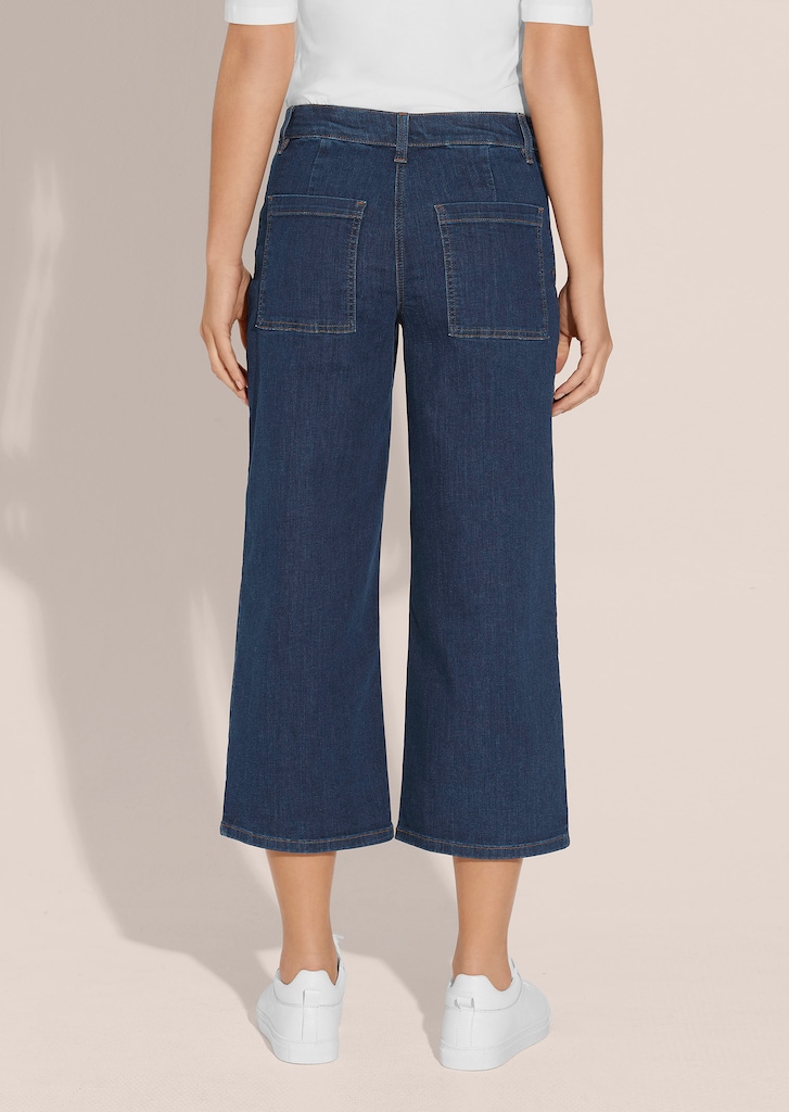 Culotte jeans in a fashionable 7/8 length 2