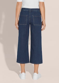 Culotte jeans in a fashionable 7/8 length thumbnail 3