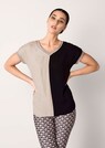 Shirt im Materialmix thumbnail 1