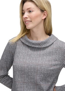 Jerseykleid aus Karo-Jacquard thumbnail 4