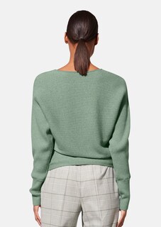 Rundhals-Pullover mit Fledermausärmeln thumbnail 3