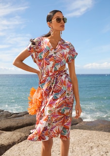 Robe d'été avec imprimé palmier thumbnail 7