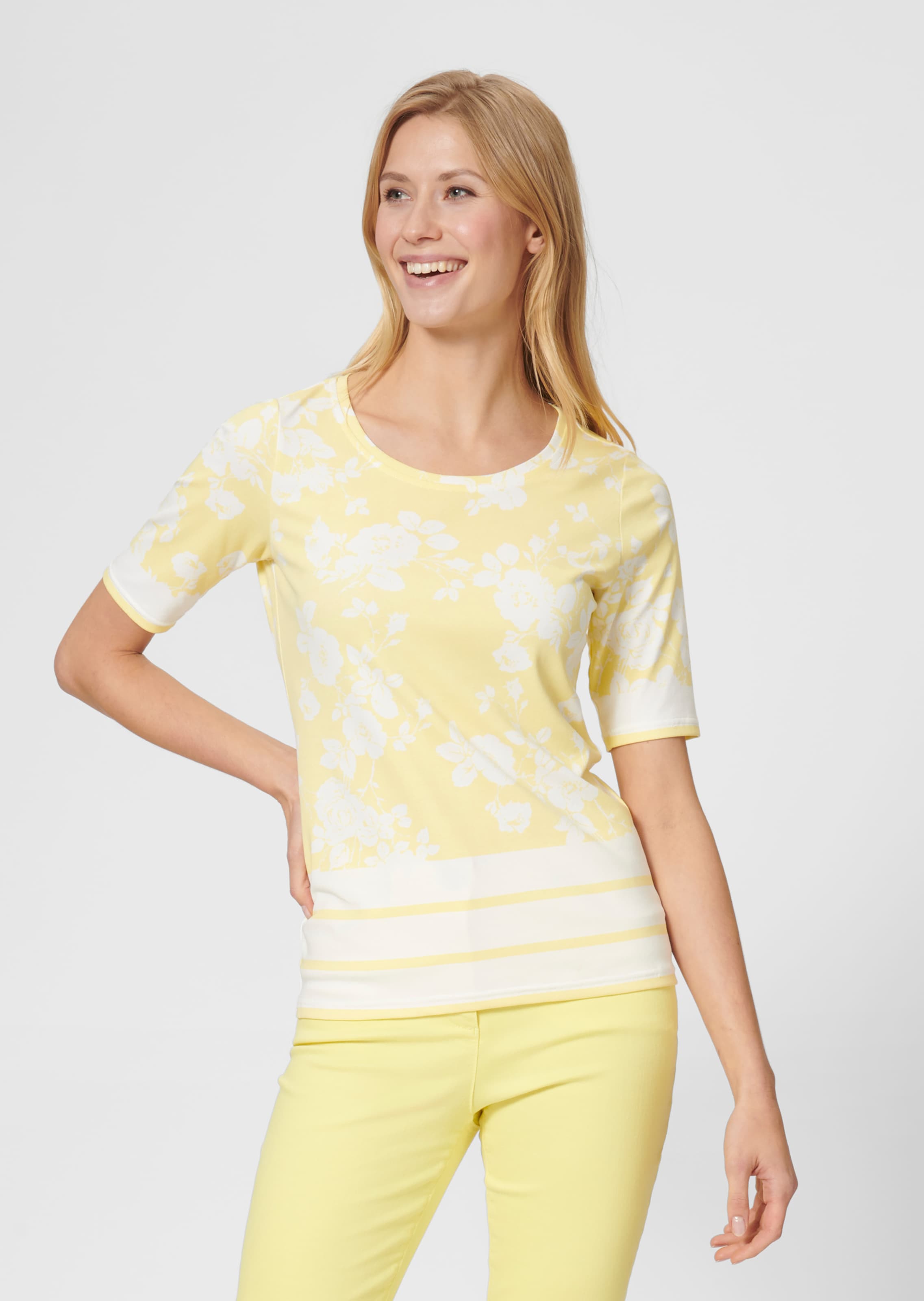 T-shirt avec splendide motif floral
