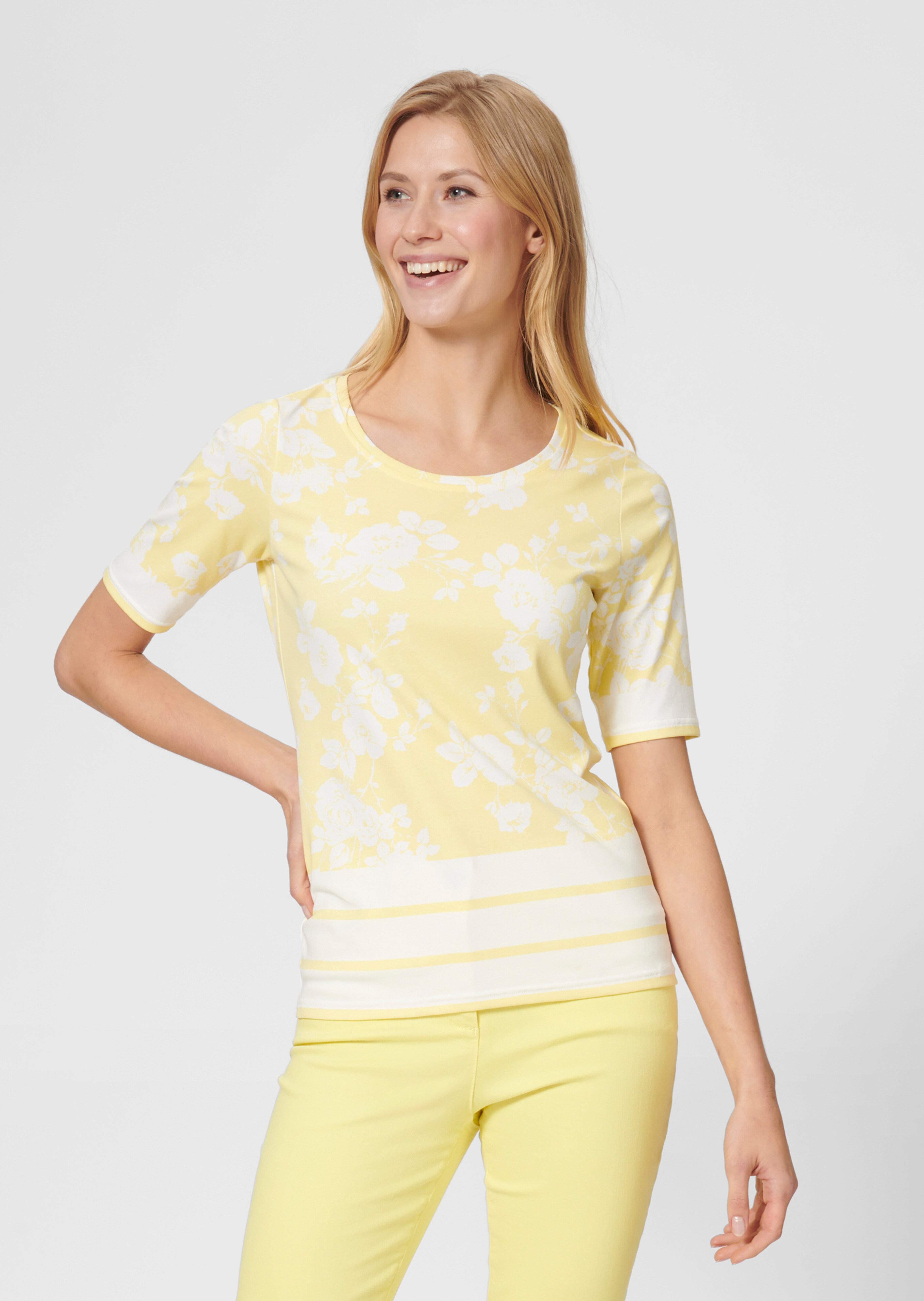 T-shirt avec splendide motif floral