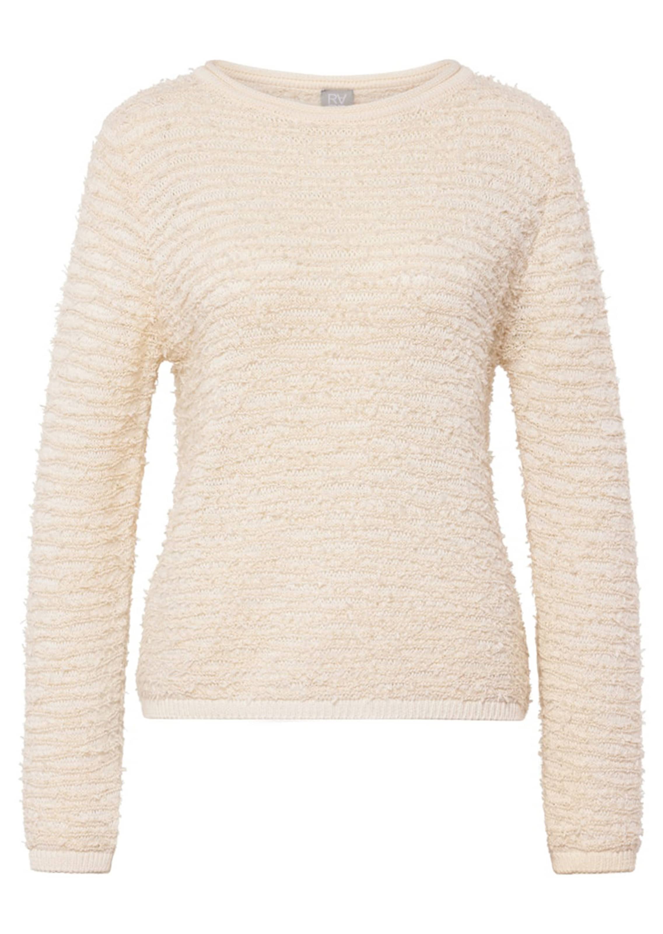 Strickpullover mit Effekt-Bändchengarn