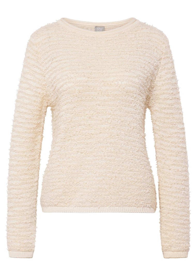 Pull-over en maille ruban raffinée