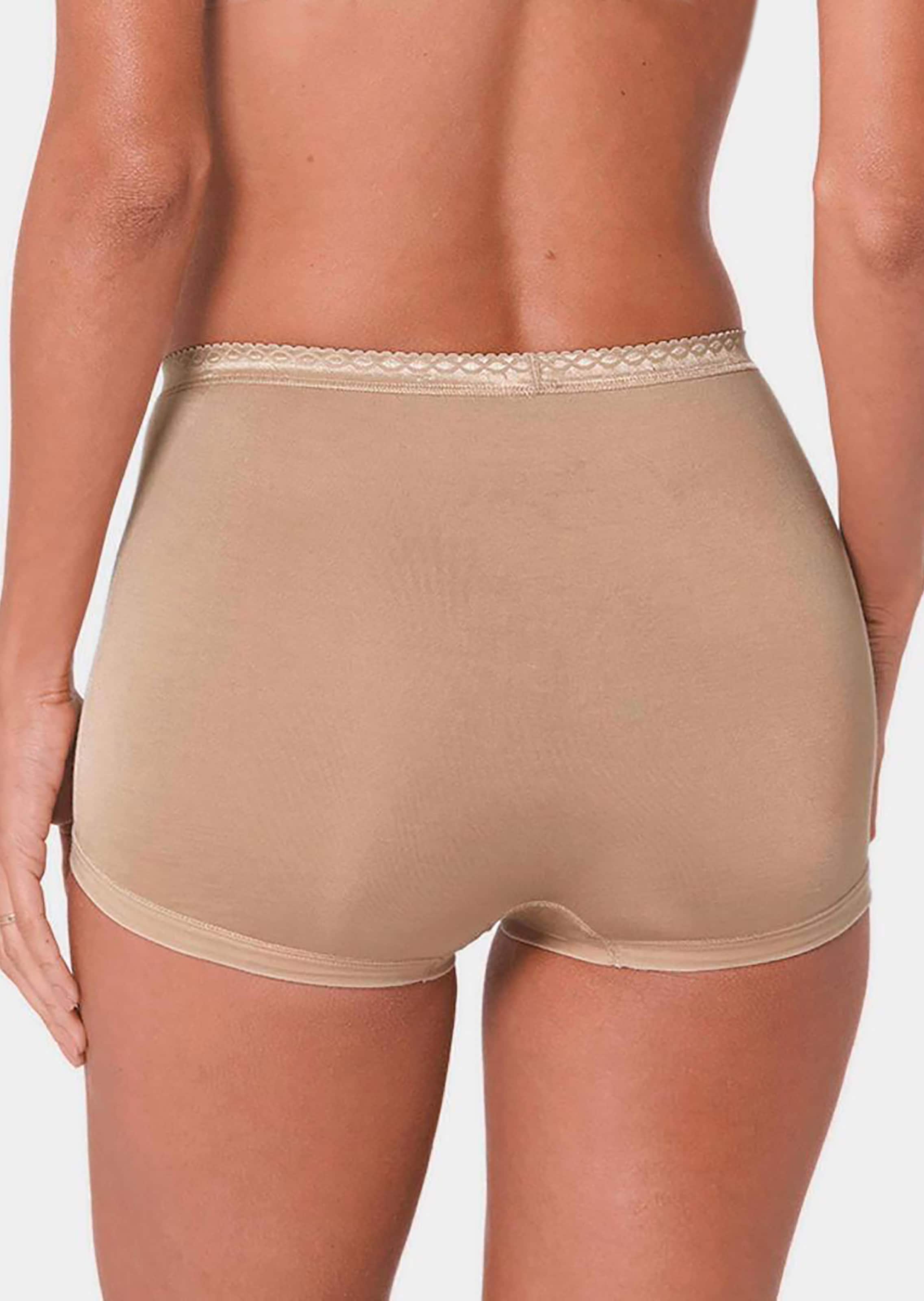Slip gainant en coton - couleur chair - Gr. 38 de Goldner Fashion