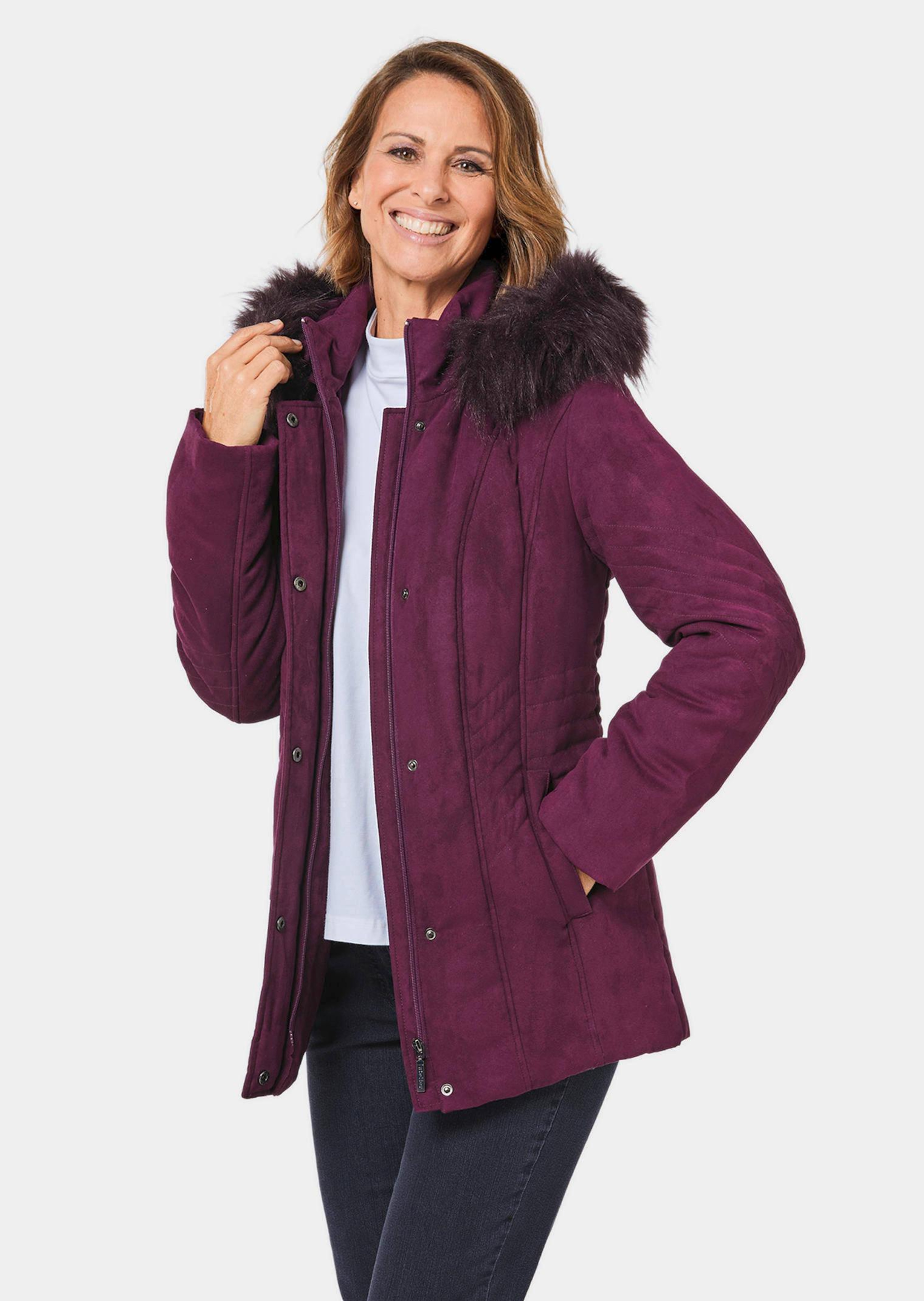 Steppjacke mit Kapuze