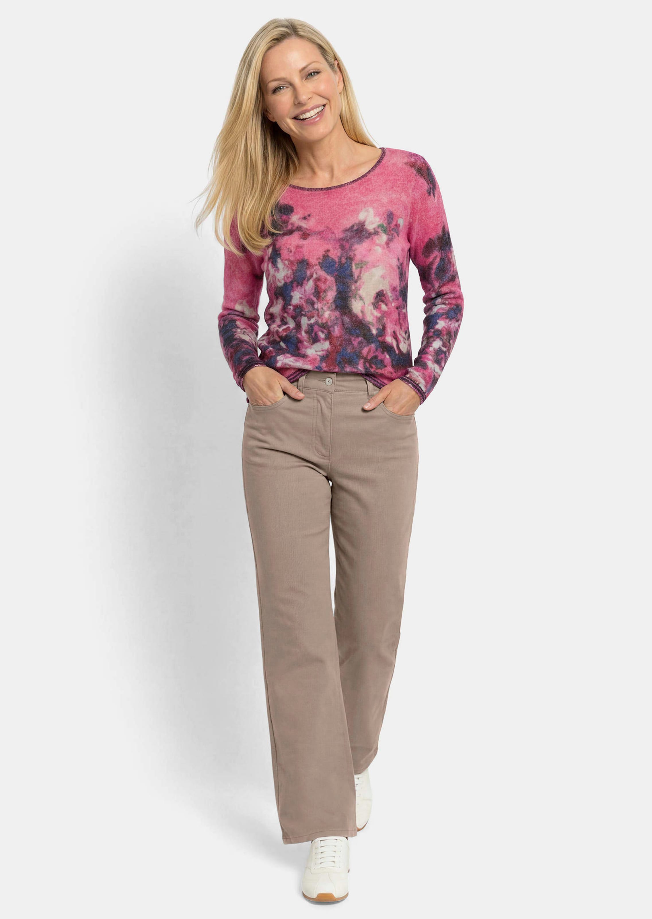 Weite Jeans VERA aus Stretch-Denim