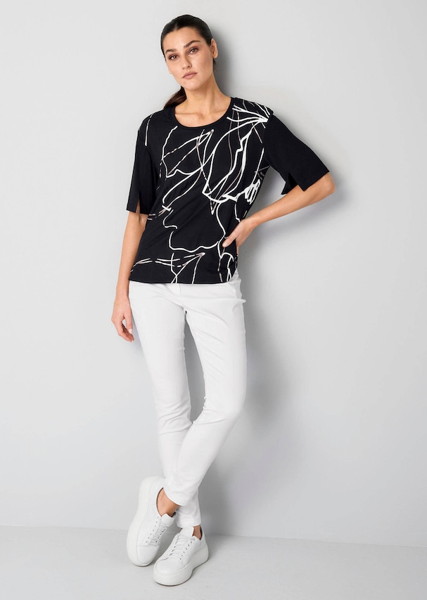 Shirt mit floralem Motiv 3