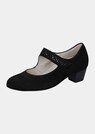 Escarpins en cuir nubuck avec petits strass scintillants thumbnail 4