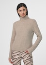 Softer Rollkragenpullover in Bouclé-Optik thumbnail 1