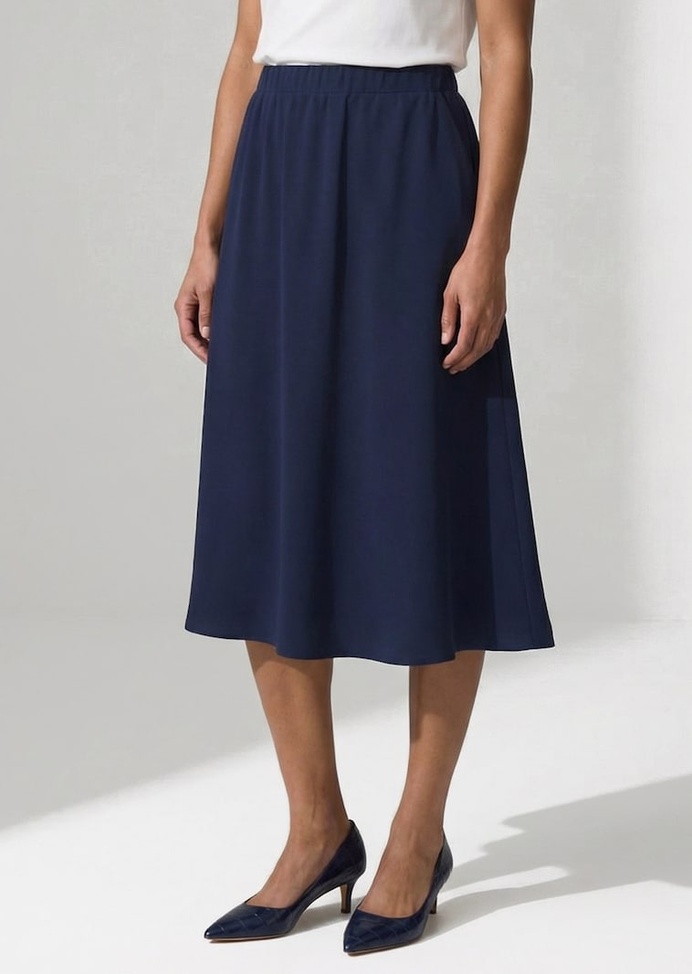 Schwingender Jersey-Rock mit Schlupfbund