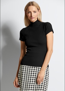 Pull en maille manches courtes thumbnail 7