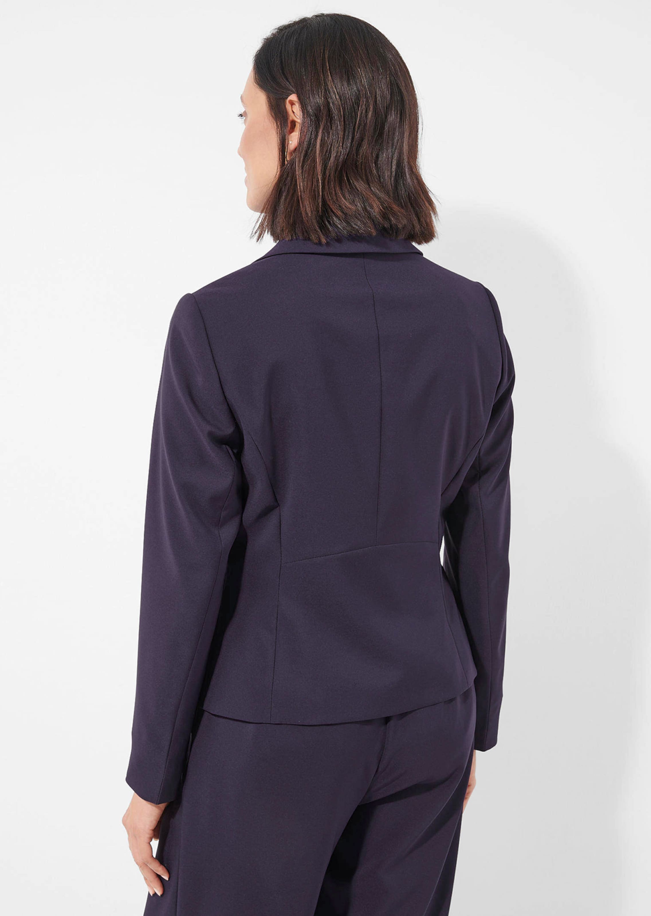 Blazer Boyfriend BETTY BARCLAY - Taille 46 - Magenta - Coton/polyester - Occasion Parfait état