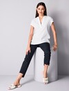V-neck blouse thumbnail 7
