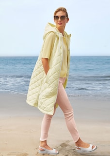 Slim jeans with fringed hem thumbnail 6