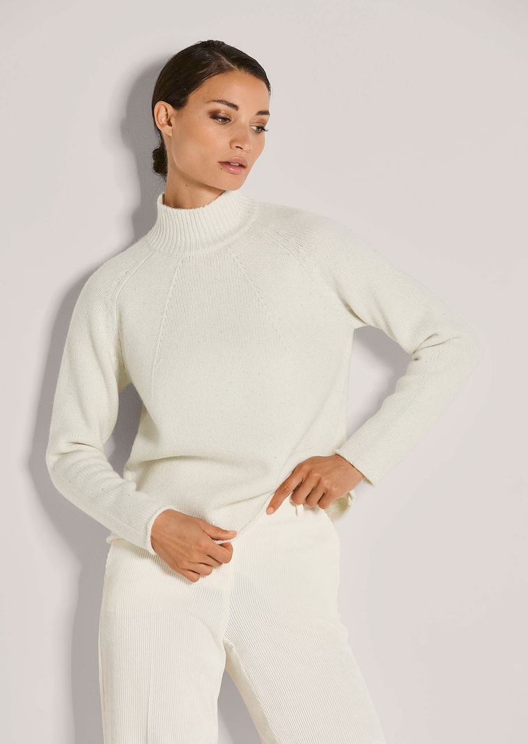 Pullover mit Glanzeffekt