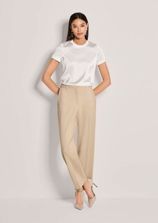 Knöchelfreie Jerseyhose mit Bügelfalten thumbnail 2