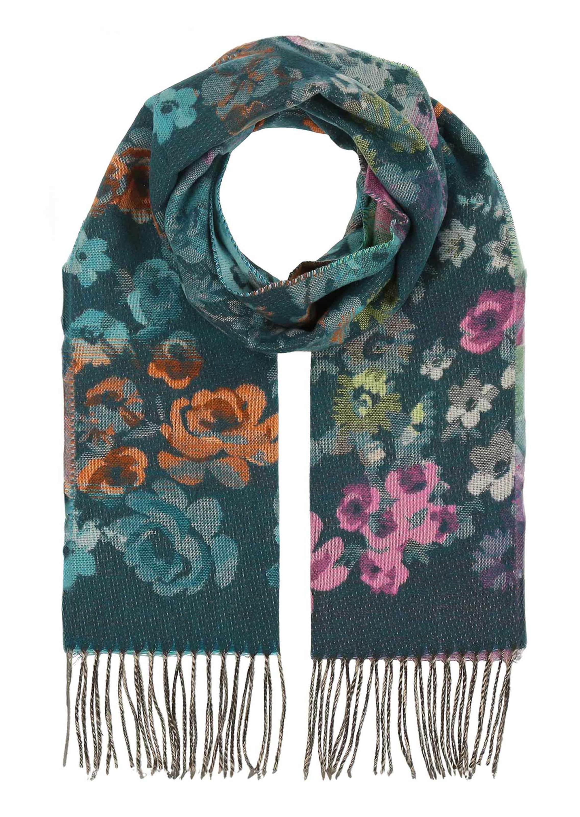 Cashmink@-Schal mit Blumenmuster