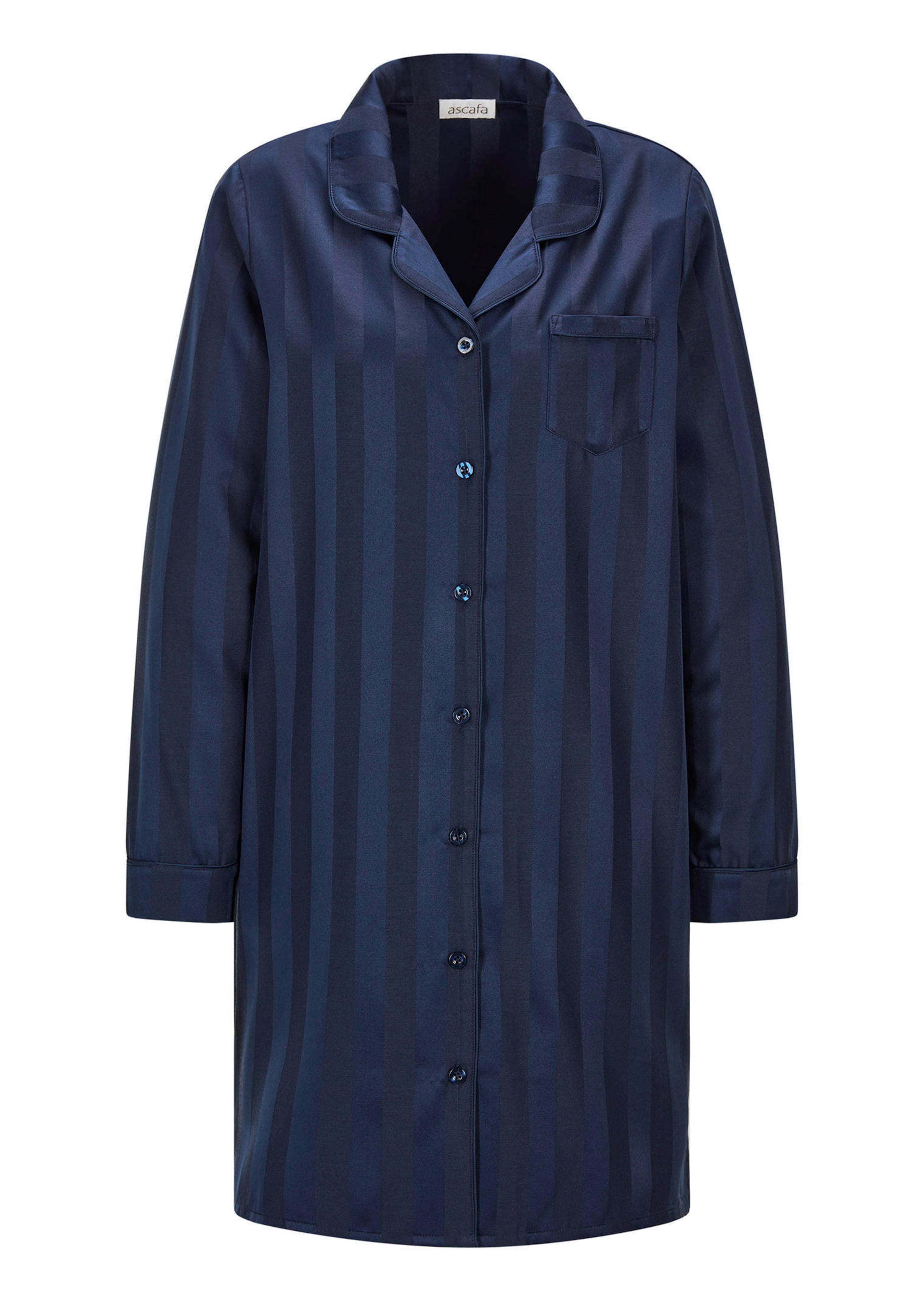 Chemise de nuit rayée en satin